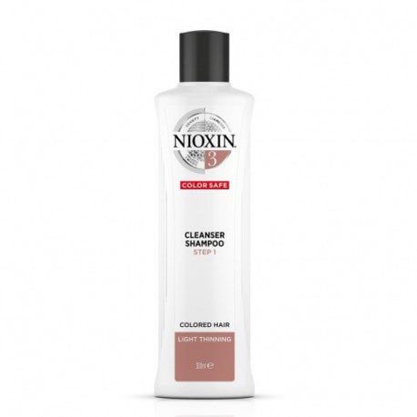 Nioxin SYS3 Cleanser Shampoo Hair and scalp shampoo for dyed, lightly thinning hair