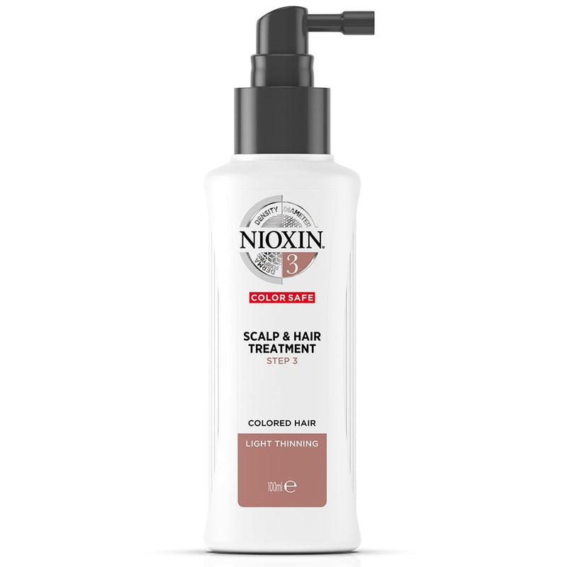 Nioxin SYS3 Scalp &amp; Hair Treatment Hair care product for dyed, lightly thinning hair 100 ml
