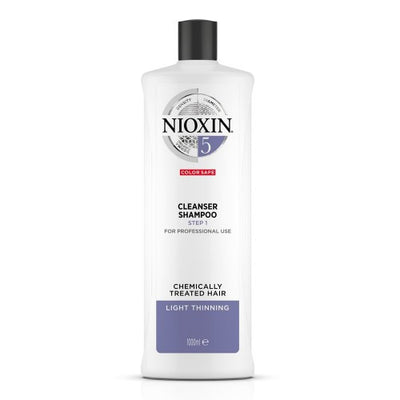 Nioxin SYS5 Cleanser Shampoo Hair and scalp shampoo for chemically damaged, mild thinning hair