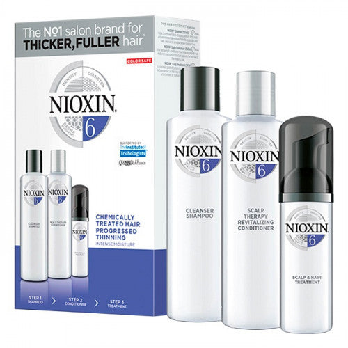 Nioxin SYS6 Care System Trial Kit Hair care kit for chemically affected, severely thinning hair
