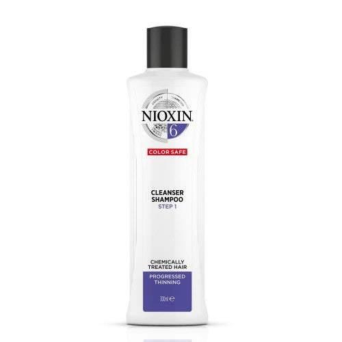 Nioxin SYS6 Cleanser Shampoo Hair and scalp shampoo for chemically affected, severely thinning hair