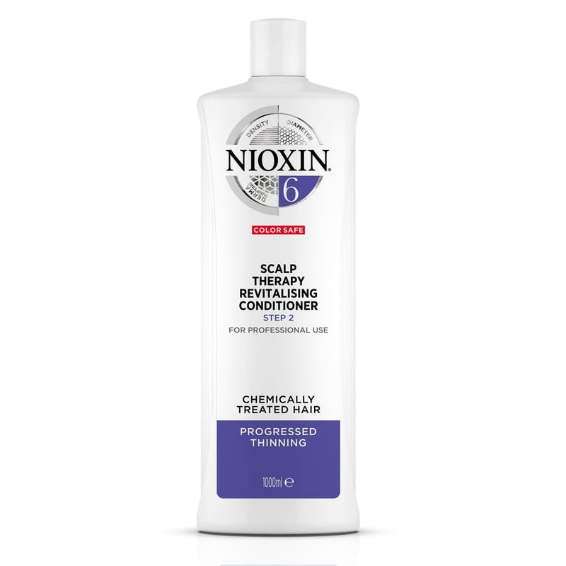 Nioxin SYS6 Scalp Therapy Revitalizing Conditioner Kondicionierius chemiškai paveiktiems, stipriai retėjantiems plaukams