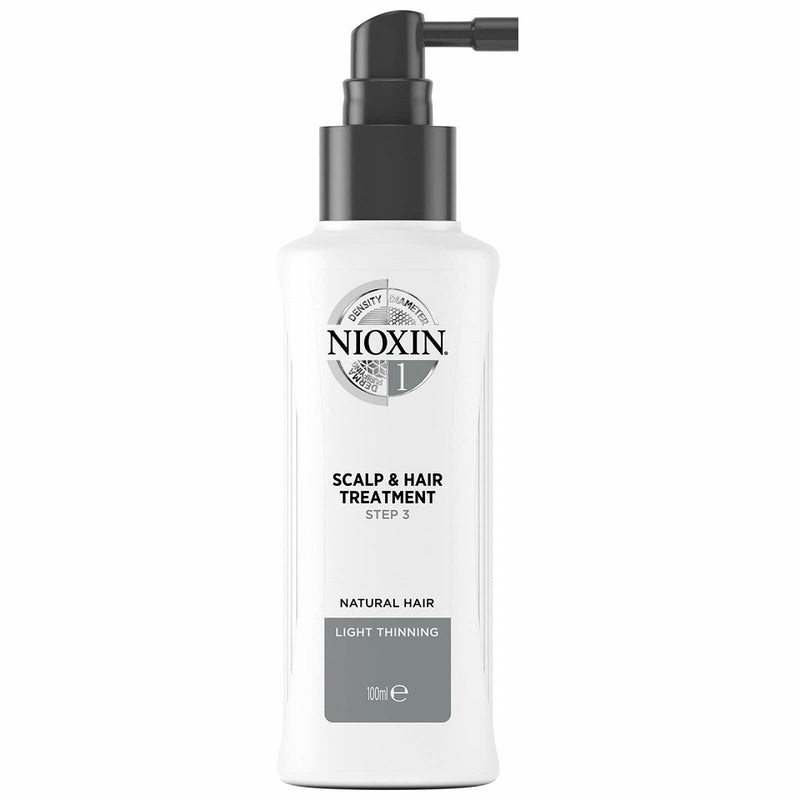Nioxin SYS1 Scalp &amp; Hair Treatment Средство по уходу за волосами для натуральных, слегка истонченных волос 100мл 