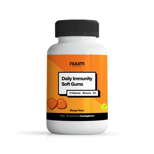 Nuum Cosmetics Daily Immunity Soft Gums – maisto papildai imuninės sistemos stiprinimui