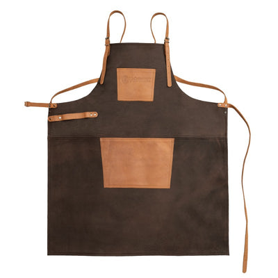 Leather apron Petromax Buff with cross back straps