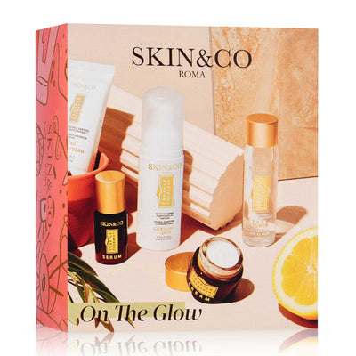 Skin&Co Roma Rinkinys On The Glow Traveluxe Set +dovana Previa plaukų priemonė