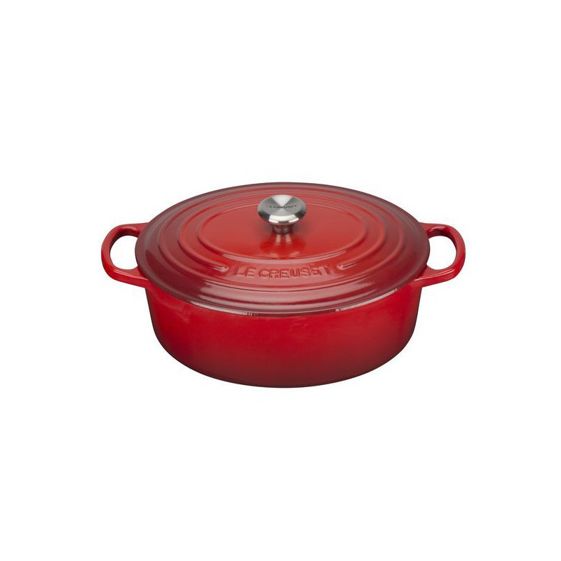 Oval enameled cast iron pot 27 cm, 4.1 l., red Le Creuset 21178270602430