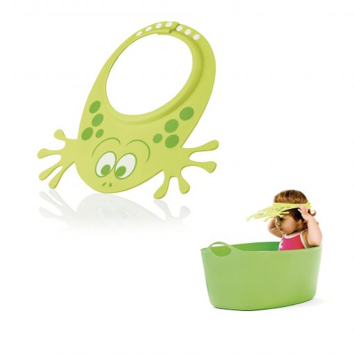 Protective shield for children while bathing Frog