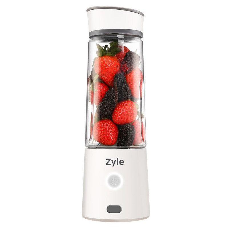 Rechargeable cocktail shaker with titanium coated blades, White, 5000mAh, Zyle ZY015RBW
