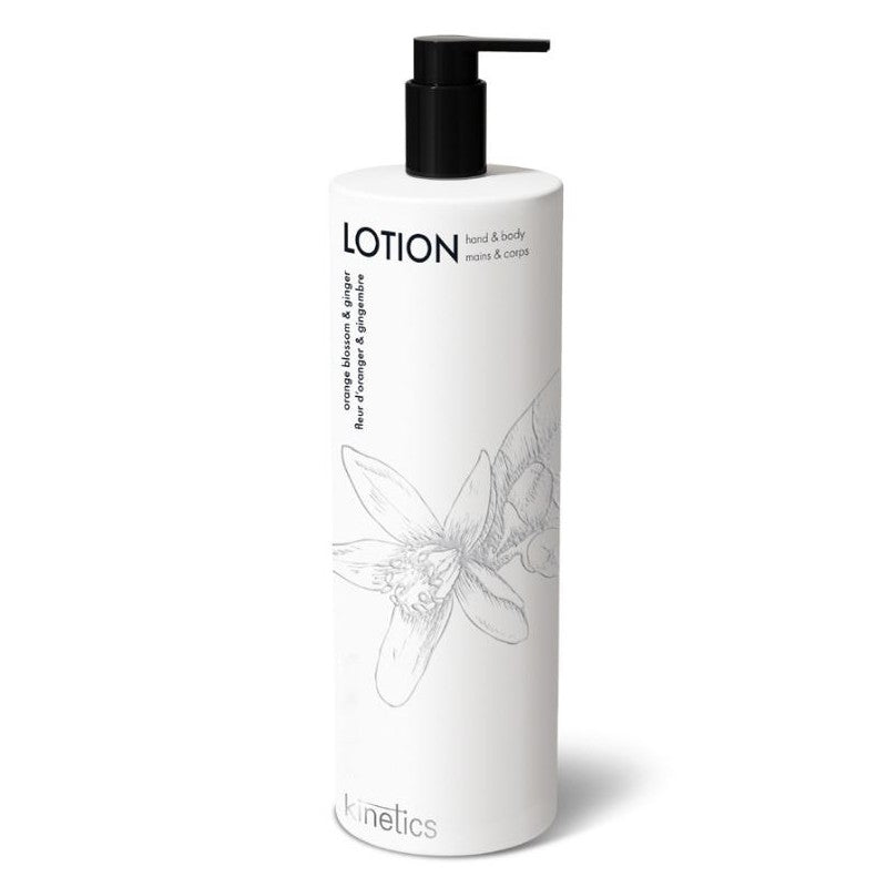Perfumed lotion for hands and body Kinetics Hand &amp; Body Lotion with orange blossoms and ginger, 950 ml