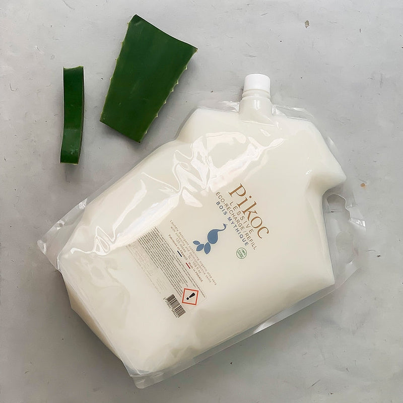 Perfumed detergent BOIS MYTHIQUE Pikoc 5000 ml + Capacity FOUNTAINE 4L + gift Mizon face mask
