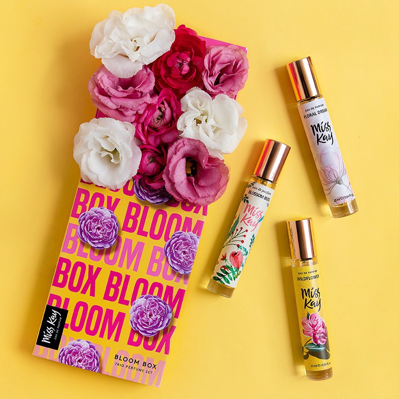 Perfumed water set Miss Kay Bloom Kit Consists of 3 scents, 25 ml x 3, Limited edition