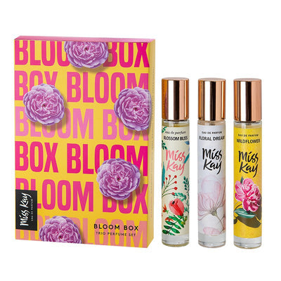 Набор парфюмированной воды Miss Kay Bloom Kit состоит из 3 ароматов, 25 мл x 3, лимитированная серия