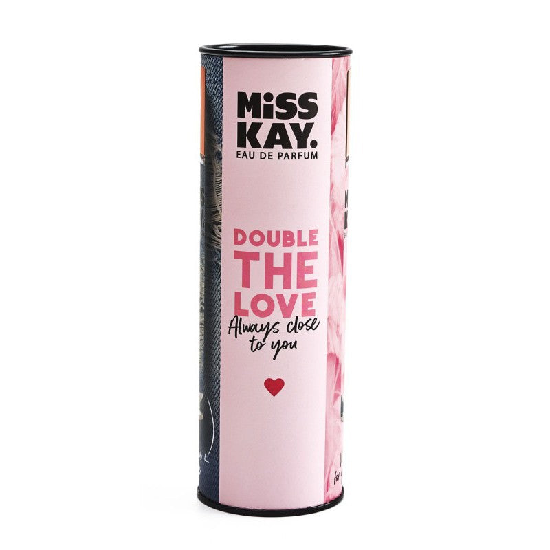 Набор парфюмерной воды Miss Kay Double The Love MISS40139, в набор входят: Парфюмерная вода Pink Swan 25 мл x 1, Парфюмированная вода Boyfriend Tee 25 мл x 1