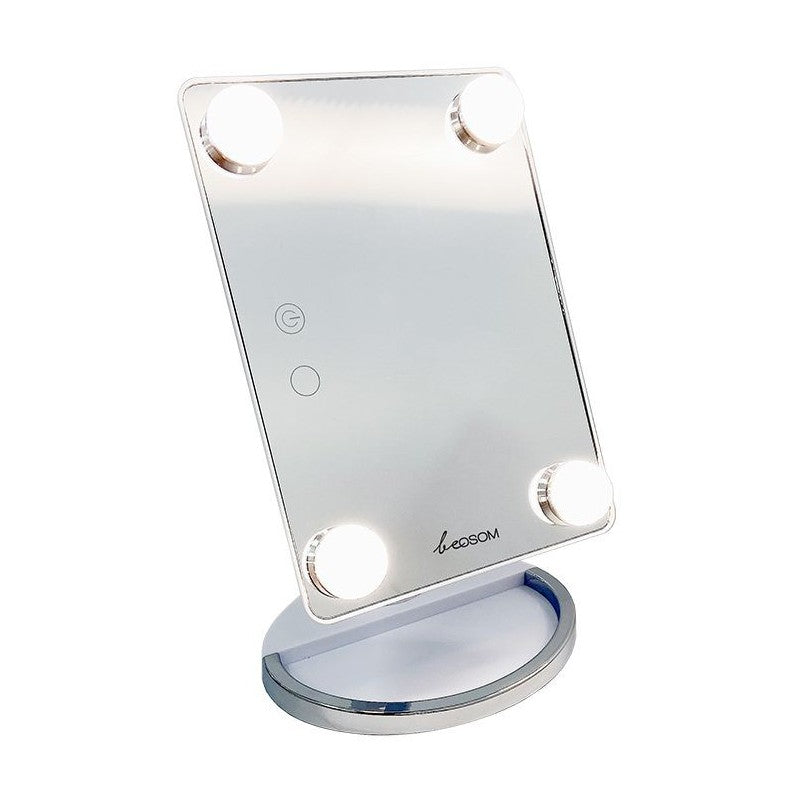 Standing mirror with lighting Be Osom BEOSOML207BMR, white, with batteries