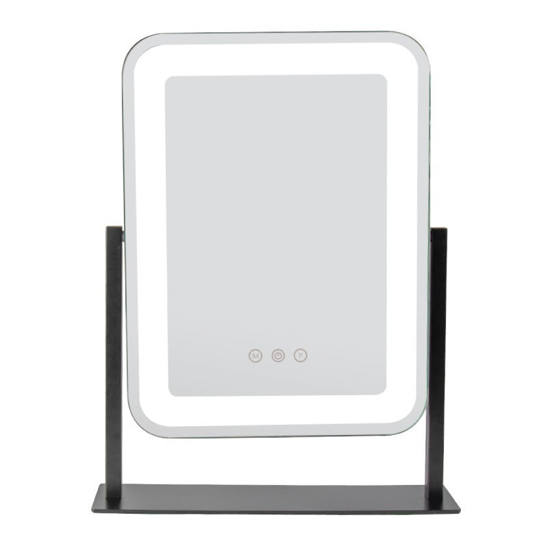 Standing mirror with lighting Be Osom BEOSOML613MR, rectangular, black, 12V