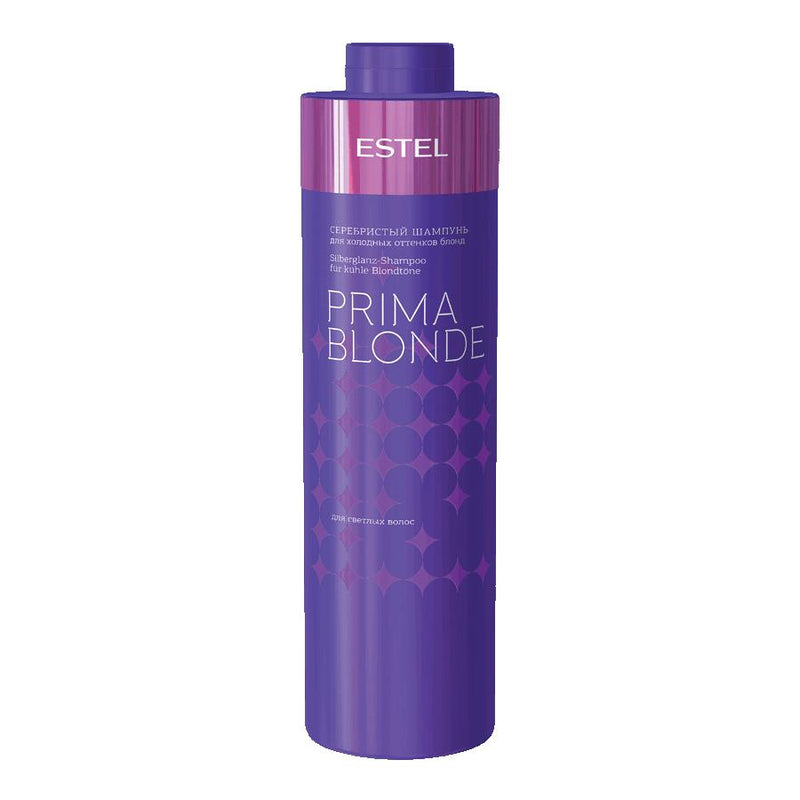 Estel PRIMA BLONDE silver shampoo for cold blonde shades, 1000 ml