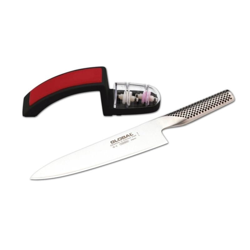 Global set of chef and sharpener