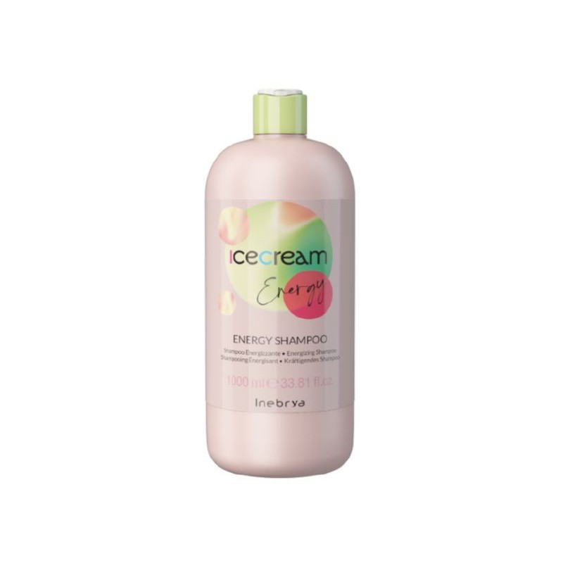 Plaukams gyvybingumo suteikiantis šampūnas Inebrya Ice Cream Energy Shampoo ICE26383, 1000 ml