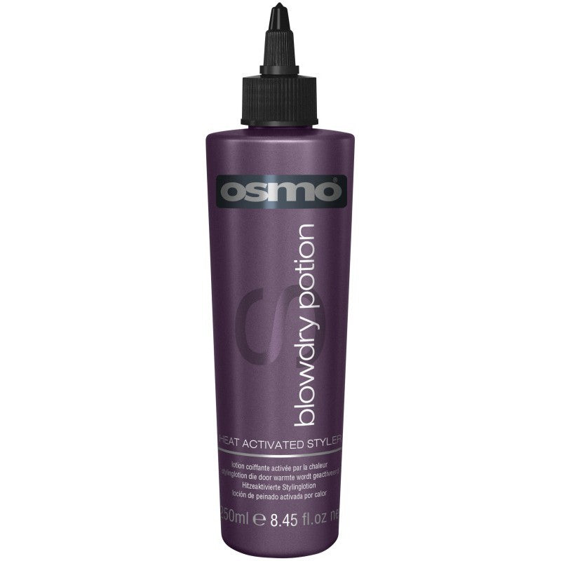 Plaukų apimtį didinantis ir nuo karščio apsaugantis losjonas Osmo Blowdry Potion OS064015, 250 ml +dovana Previa plaukų priemonė