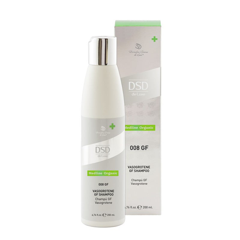 Plaukų augimą skatinantis šampūnas DSD Medline Organic DSD008 stiprinantis plaukus 200 ml +dovana prabangus namų kvapas su lazdelėmis