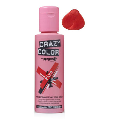 Краска для волос Crazy Color COL002246, полуперманентная, 100 мл, 56 огненно-красный