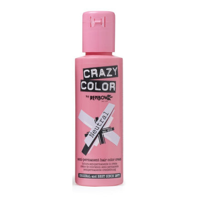 Plaukų dažai Crazy Color COL002274, pusiau ilgalaikiai, 100 ml, 031 neutrali