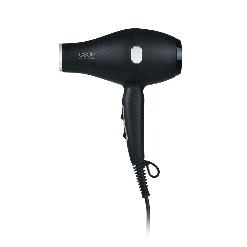 Фен OSOM Professional OSOM3509A, с инфракрасными лучами, 2000 Вт + в подарок средство для волос Previa
