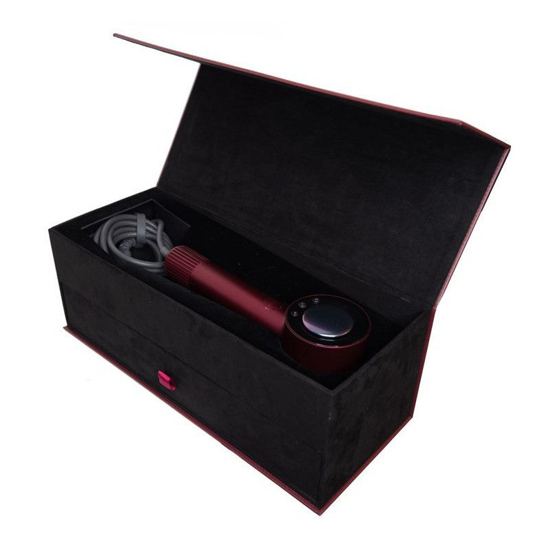 Plaukų džiovintuvas su išmaniąja vandens jonų termostatine technologija Osom Professional, 1600 W, raudonas +dovana Previa plaukų priemonė