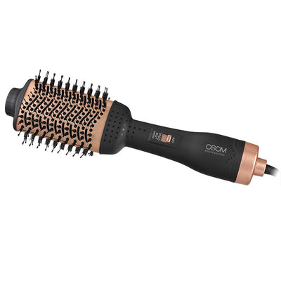 Стайлер - фен Osom Professional OSOMP01HD, с турмалиновой и ионной технологией, черный + подарочный продукт для волос Previa