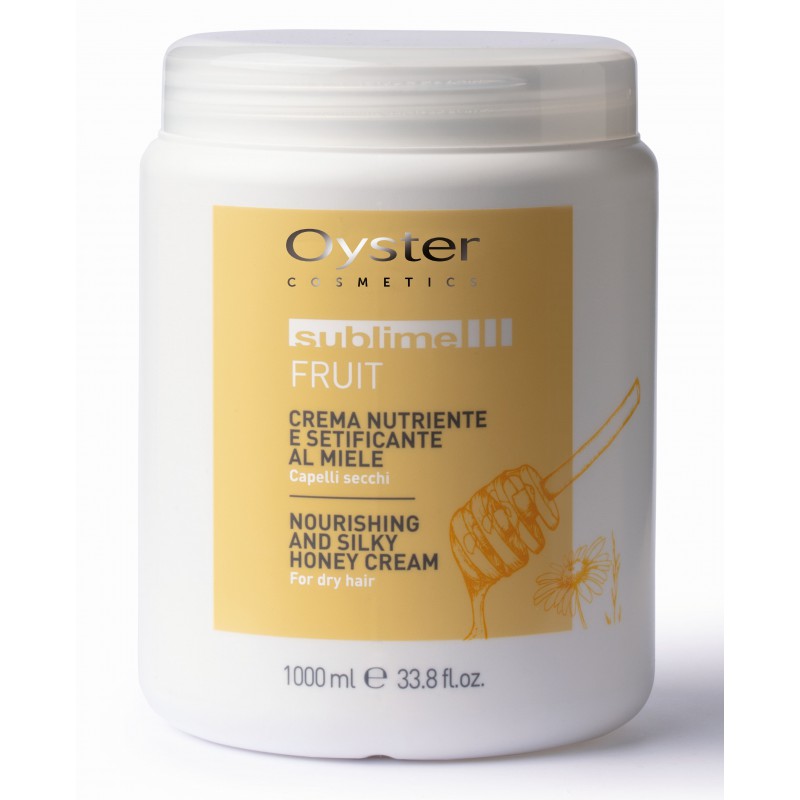 Plaukų kaukė-kremas Oyster Sublime Fruit Cream Honey sausiems nualintiems plaukams, maitinantis, 1000 ml