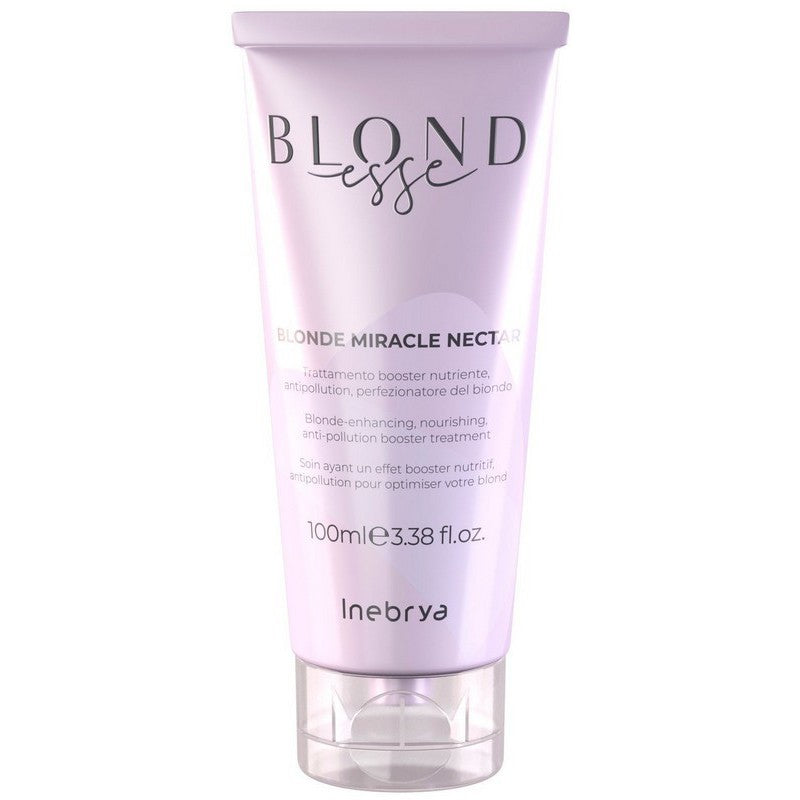 Hair mask for blonde hair Inebrya Blondesse Miracle Nectar Anti-Pollution Treatment ICE26265, 100 ml