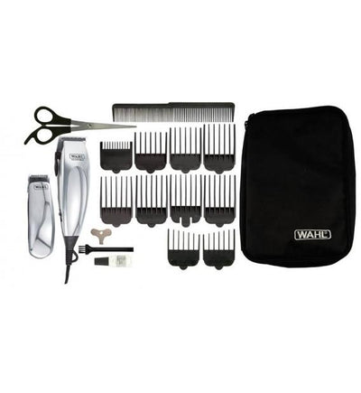 Plaukų kirpimo mašinėlė ir belaidė kantavimo mašinėlė Wahl Home Deluxe Pro Complete Haircutting Kit-Beauty chest