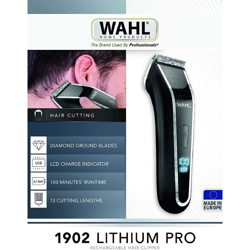 Машинка для стрижки волос Moser Lithium ProCut LCD 1902-0465, 100-240В, 50-60Гц