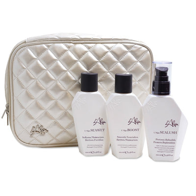 Plaukų priežiūros priemonių rinkinys L'Alga Sailzone Beauty Bag LALA600301 +dovana prabangus muilas