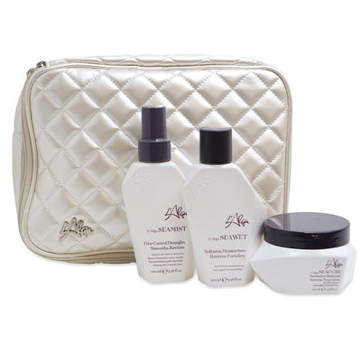 Plaukų priežiūros priemonių rinkinys L'Alga Seazone Beauty Bag LALA600401 +dovana prabangus muilas