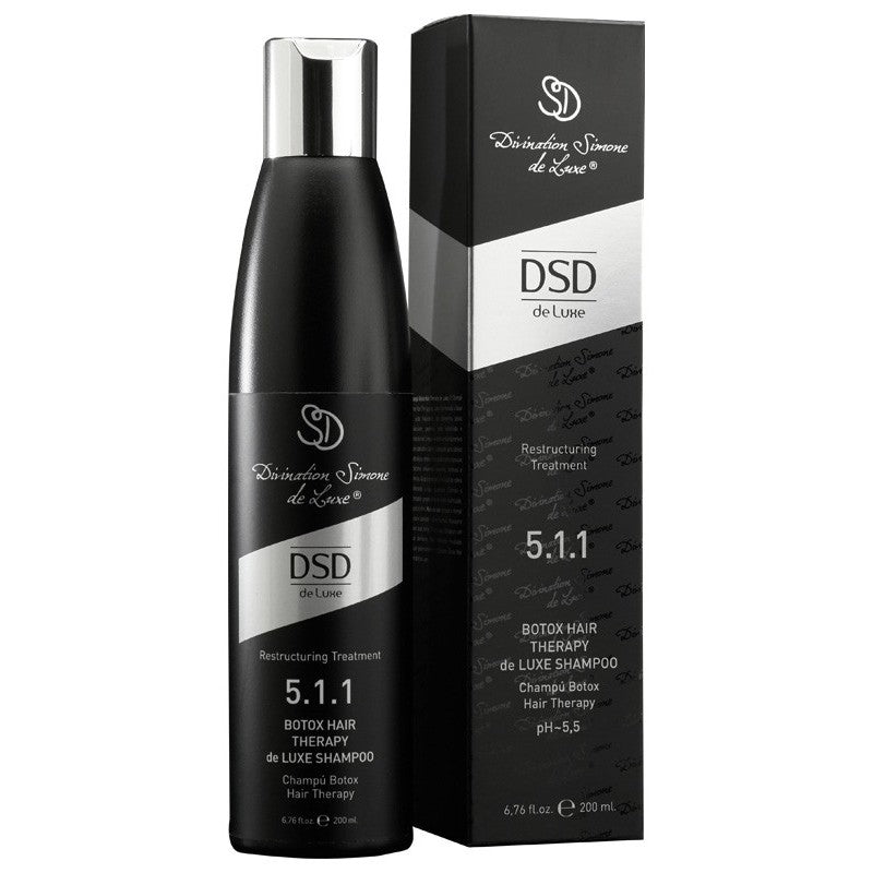 Hair shampoo Botox Hair Therapy de Luxe Shampoo, with botox DSD 5.1.1 200 ml + a gift of luxurious home fragrance with sticks