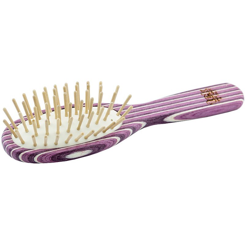 Hairbrush TEK 1720-13, oval, small, wooden