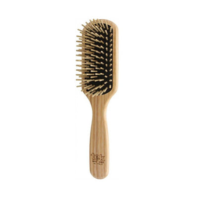 Hair brush TEK Natural 1022-03 made of natural wood, rectangular, large