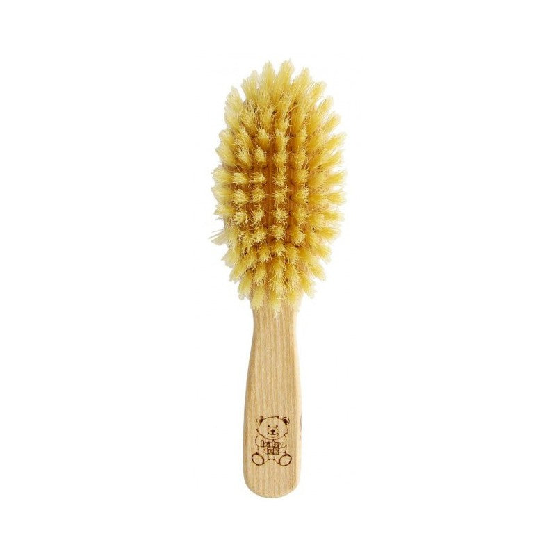 Hairbrush TEK Natural 7180-03 with natural bristles for children, wooden