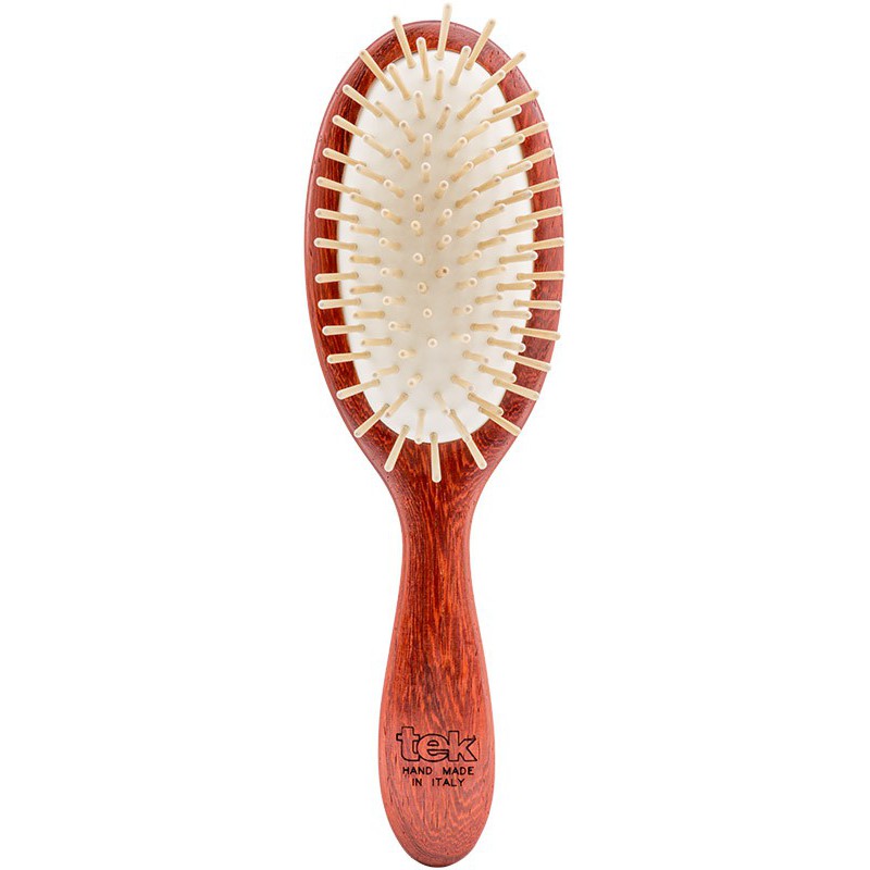 Hair brush TEK Natural Prestige Bobinga 5020-01 with baseball pin, oval shape