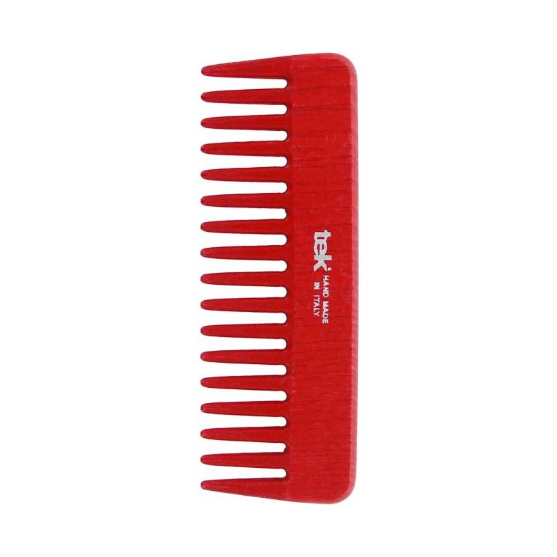 Hair comb TEK Natural 2030-36, rare, red