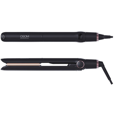 Выпрямитель для волос OSOM Professional Infrared Hair Straightener OSOM860, с инфракрасными лучами, 130 - 230°C + в подарок средство для волос Previa