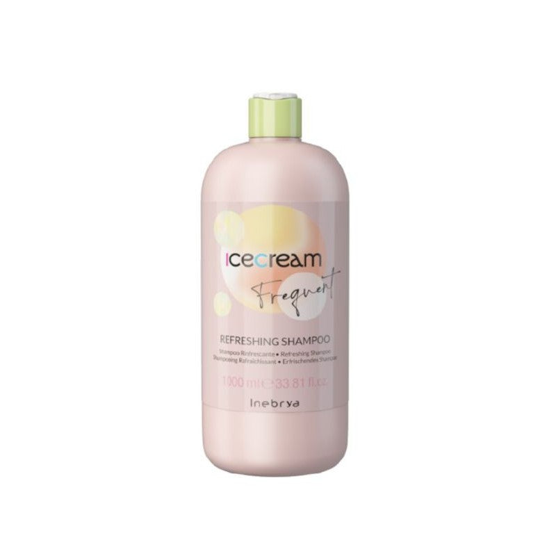 Plaukus gaivinantis šampūnas Inebrya Ice Cream Frequent Refreshing Mint Shampoo ICE26375, 1000 ml