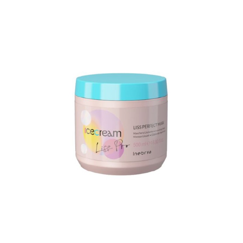 Hair smoothing mask Inebrya Ice Cream Liss Pro Perfect Mask ICE26357, 500 ml