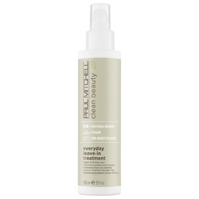 Hair nourishing and moisturizing product Paul Mitchell Clean Beauty Everyday Leave In PAUL121112, suitable for daily use, 150 ml + gift Previa hair product