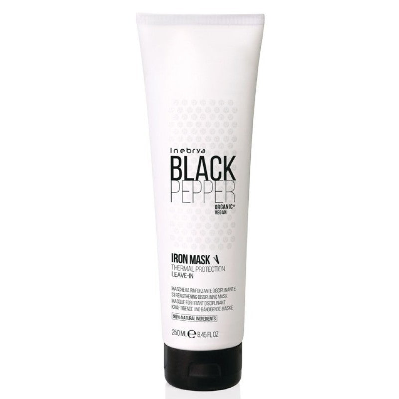 Маска для защиты волос от жары Inebrya Black Pepper Iron Mask ICE26061, с черным перцем, 250 мл