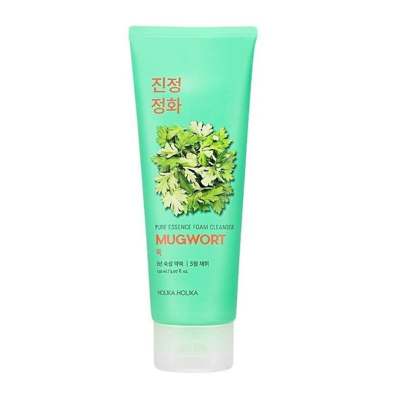 Pore-cleansing foaming face mask Holika Holika Pure Essence Mugwort Foam Cleanser HH20018821, 150 ml