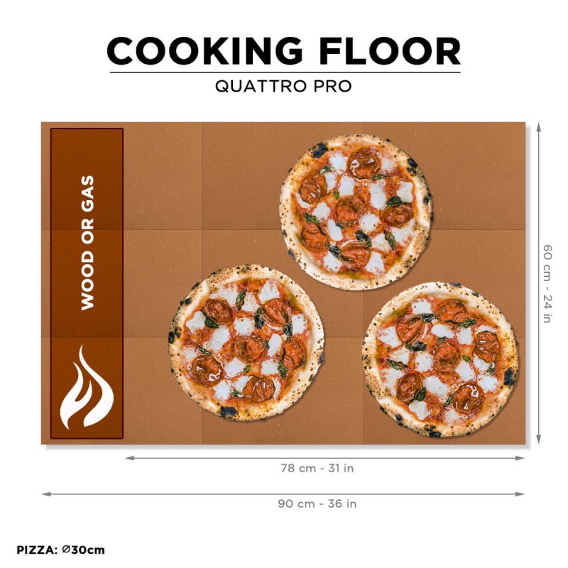 Wood Pizza Oven Alfa Quattro Pro