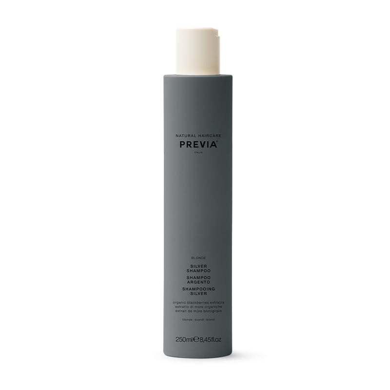 PREVIA Blonde Silver Shampoo Blonde hair shampoo 250ml + gift of 3 previa samples